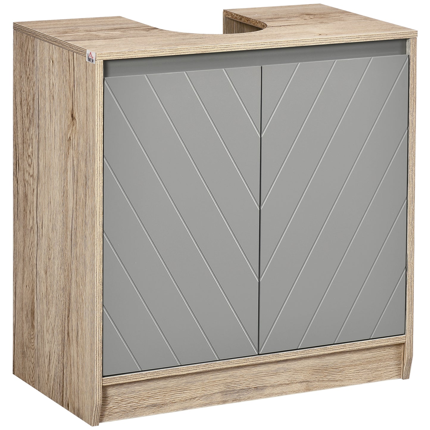 Masca Chiuveta – MDF 60×30×60 cm, 2 Usi & Rafturi Reglabile