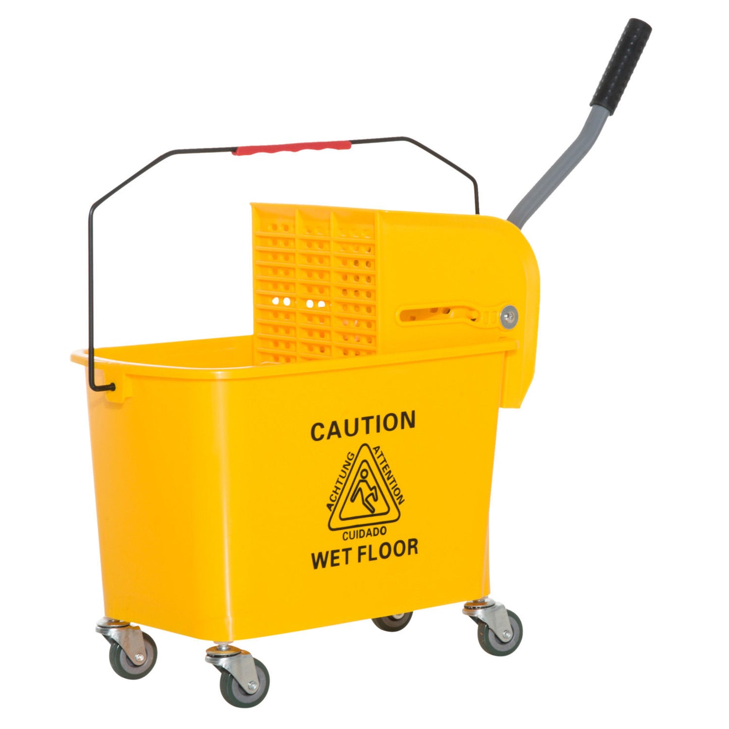 Carucior Mobil cu Galeata 20L si separator apa