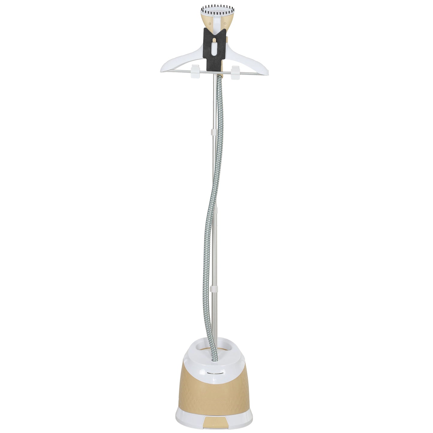 Fier de călcat vertical cu aburi 1800W cu rezervor de 1,8L, înălțime reglabilă și accesorii, auriu