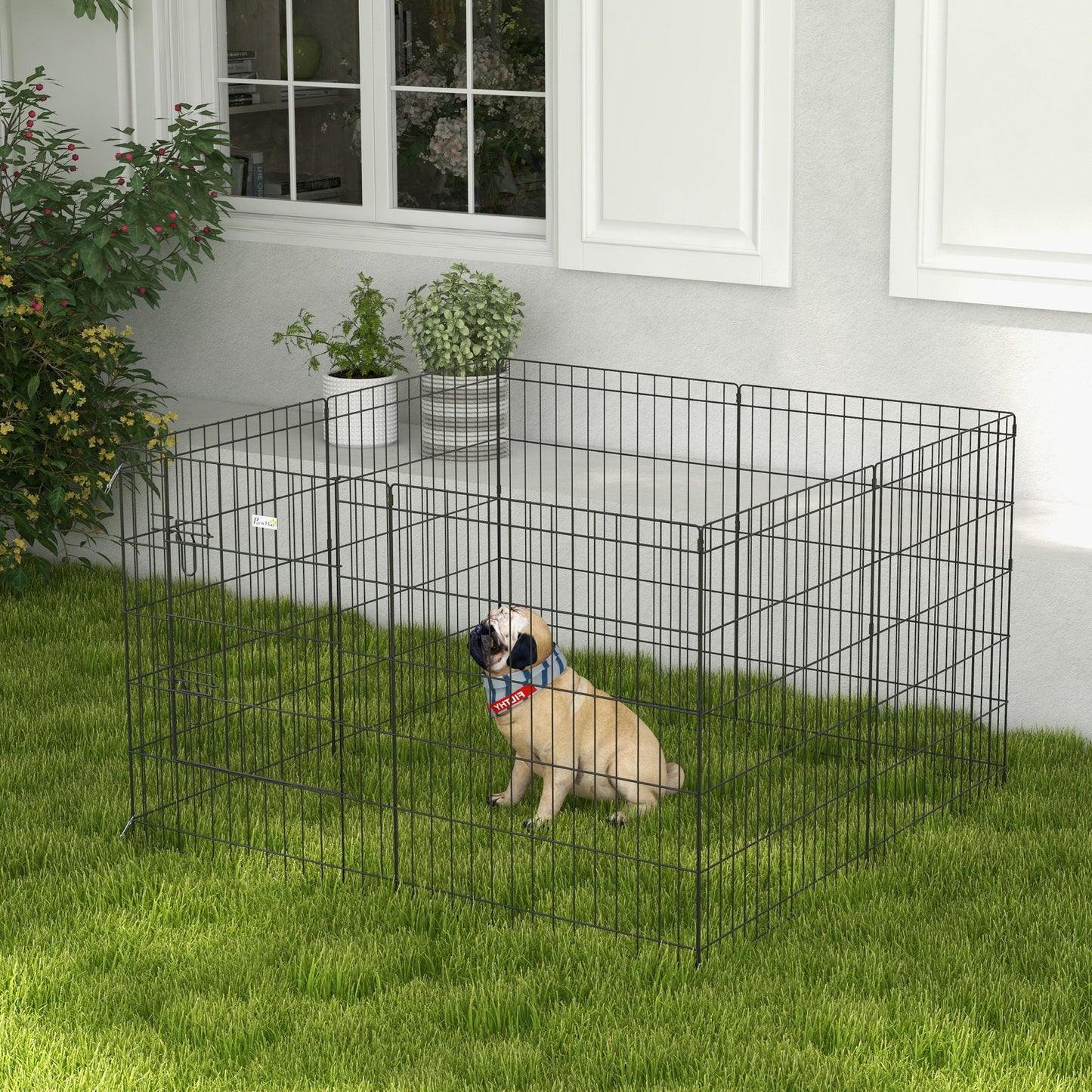 Padoc pentru Animale – 8 Panouri Metalice 76×61 cm