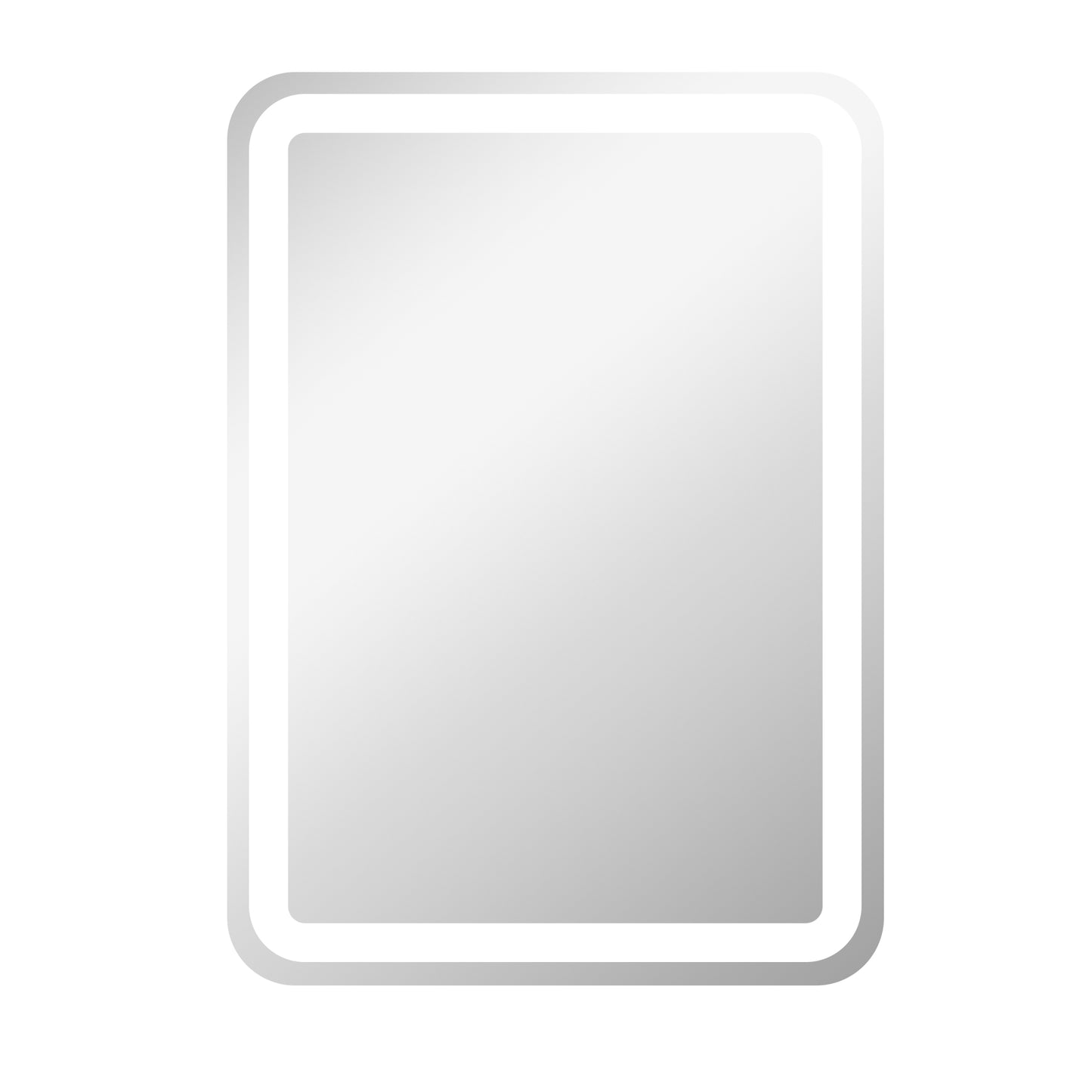 Oglinda pentru baie cu lumini LED, 70 x 50 cm