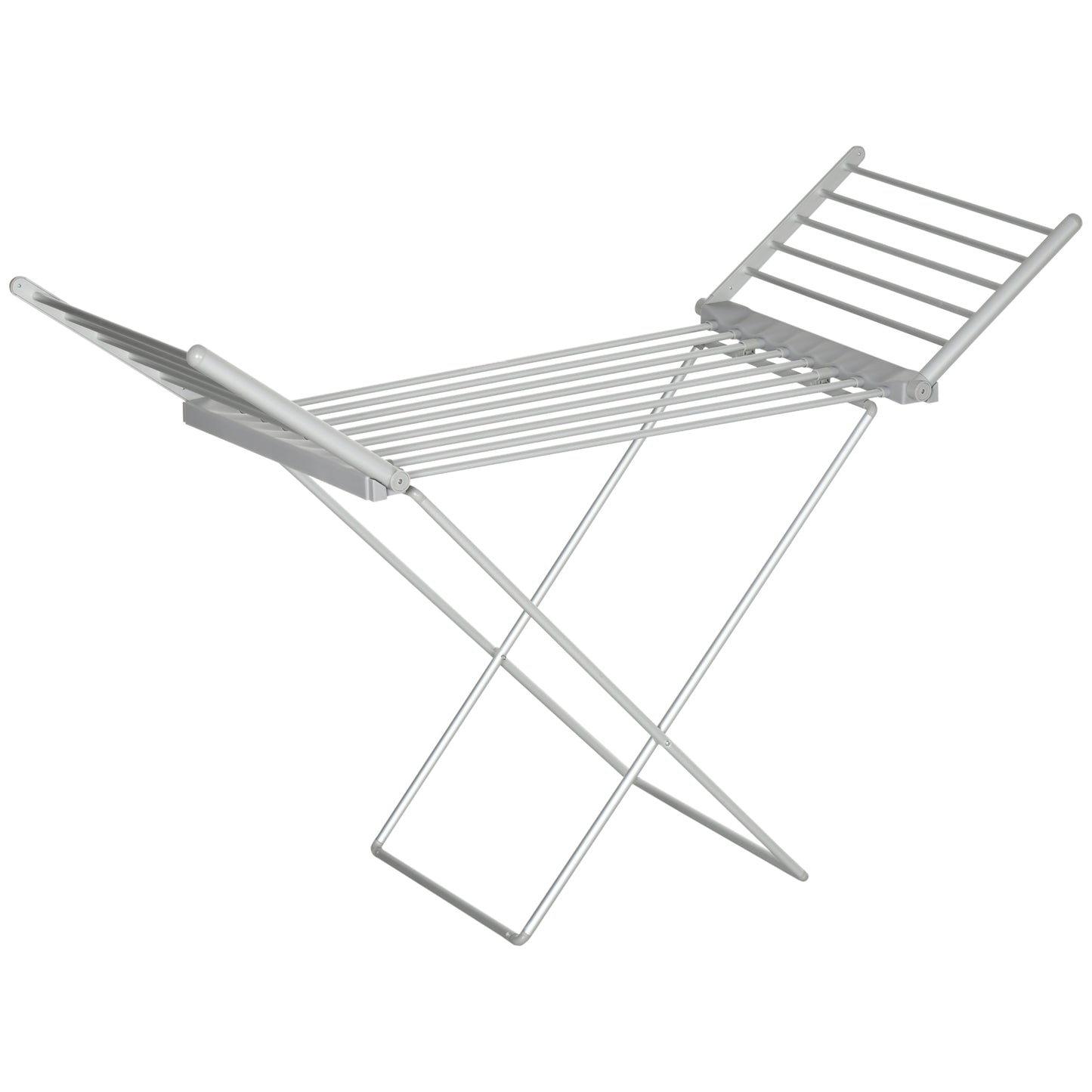 Uscător electric pliabil pentru rufe, cu aripi extensibile, eficient energetic, pentru interior