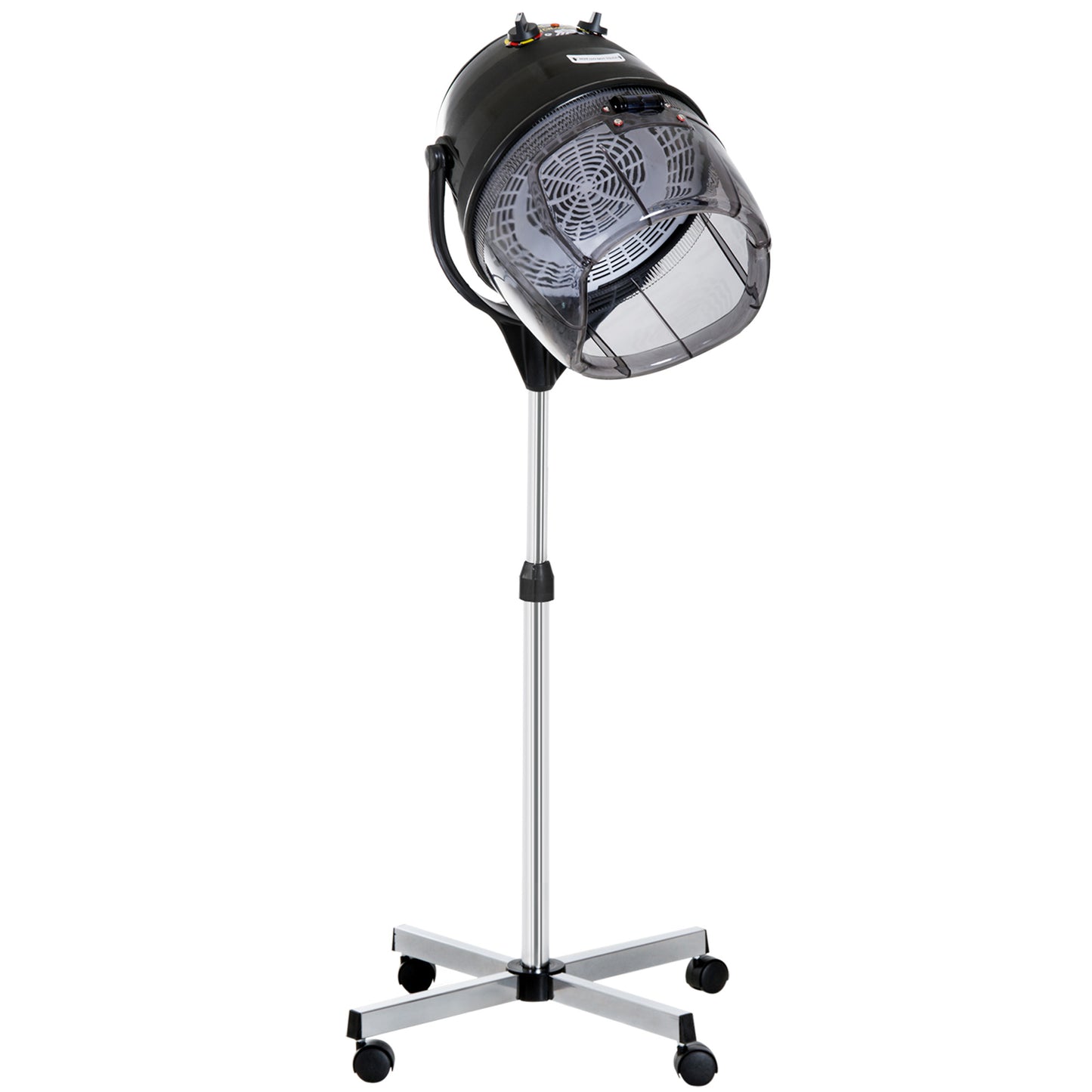 Cască pentru uscat părul 1180W cu înălțime reglabilă, timer de 60 de minute și roți pivotante, 65x65x115-165 cm, negru