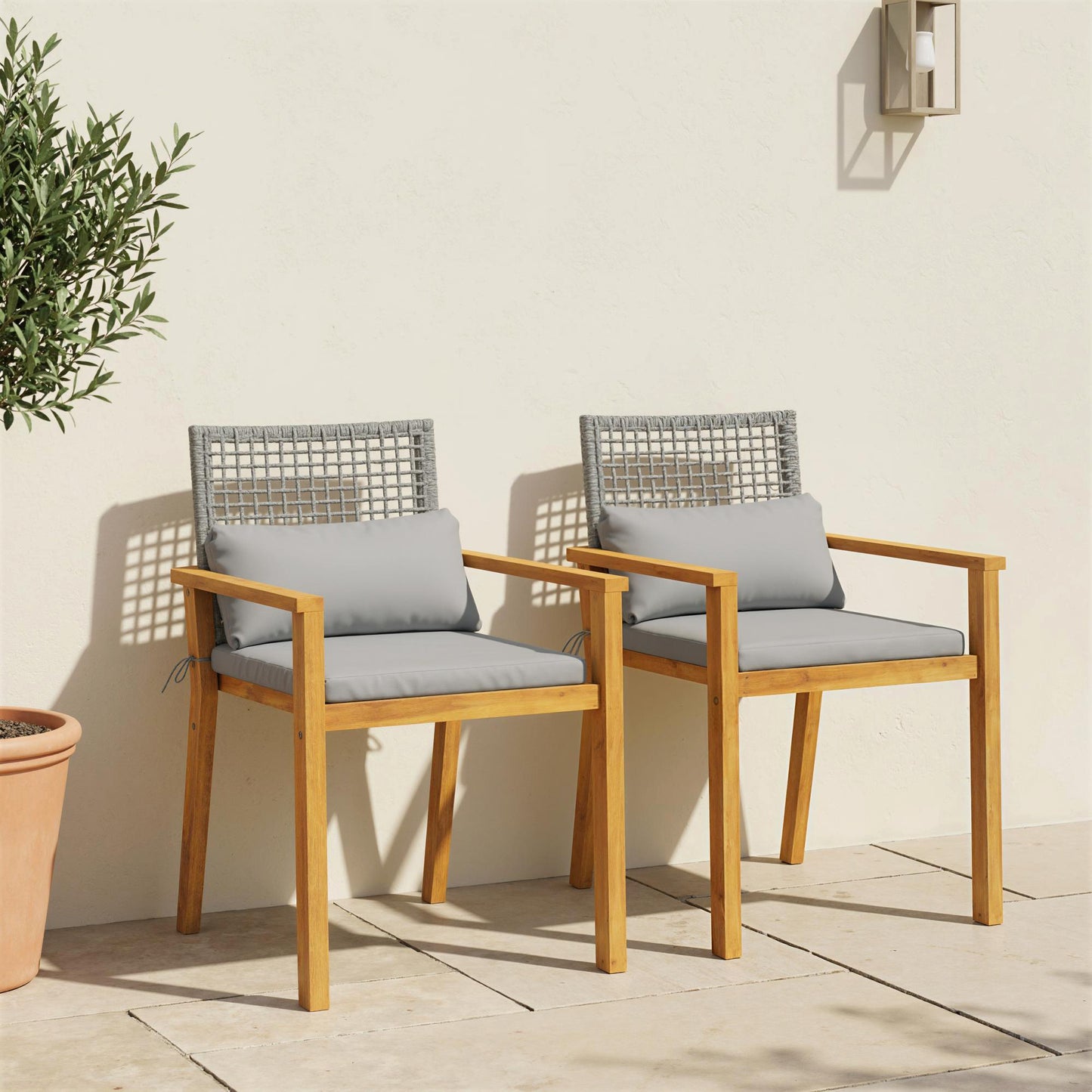 scaune set exterior casă de vară bănci confortabile pereche relaxare