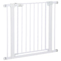 poarta de siguranta pentru caini, 75-96cm, alb