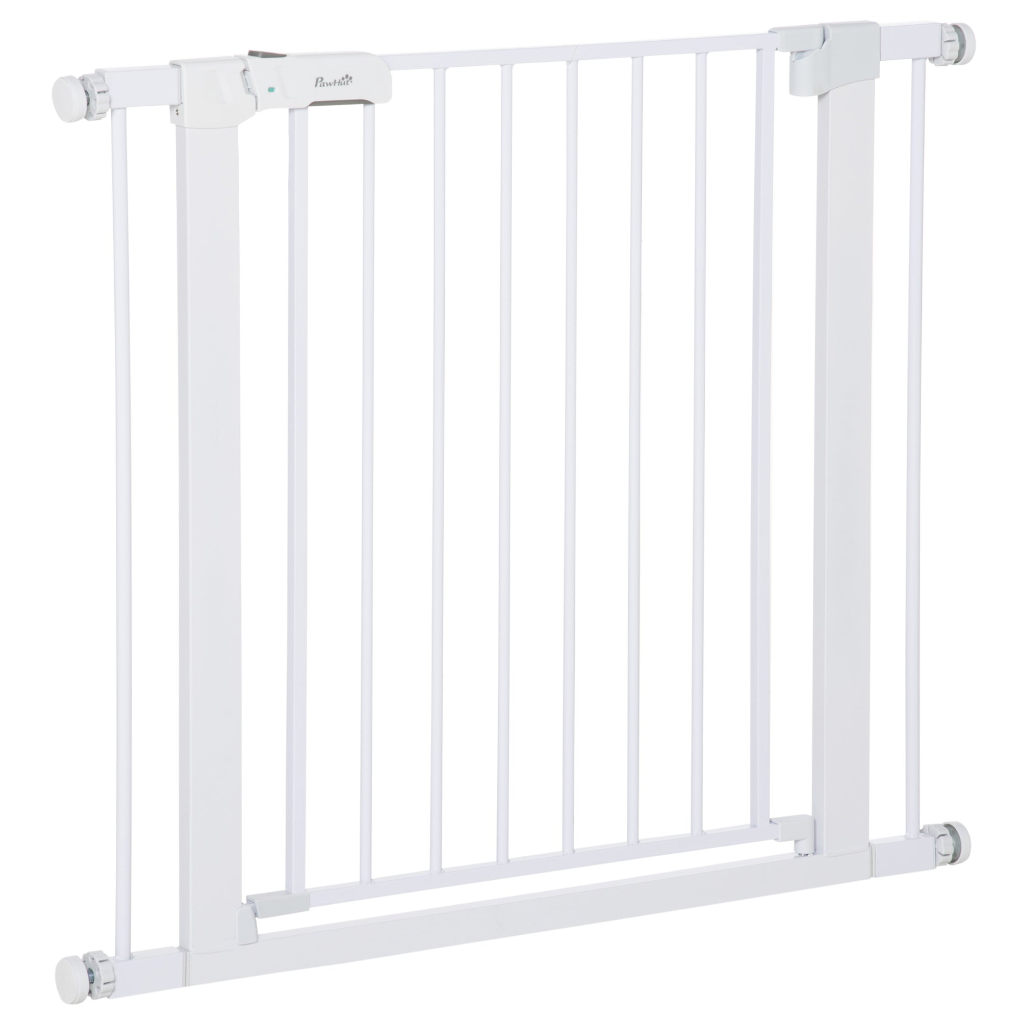 poarta de siguranta pentru caini, 75-96cm, alb