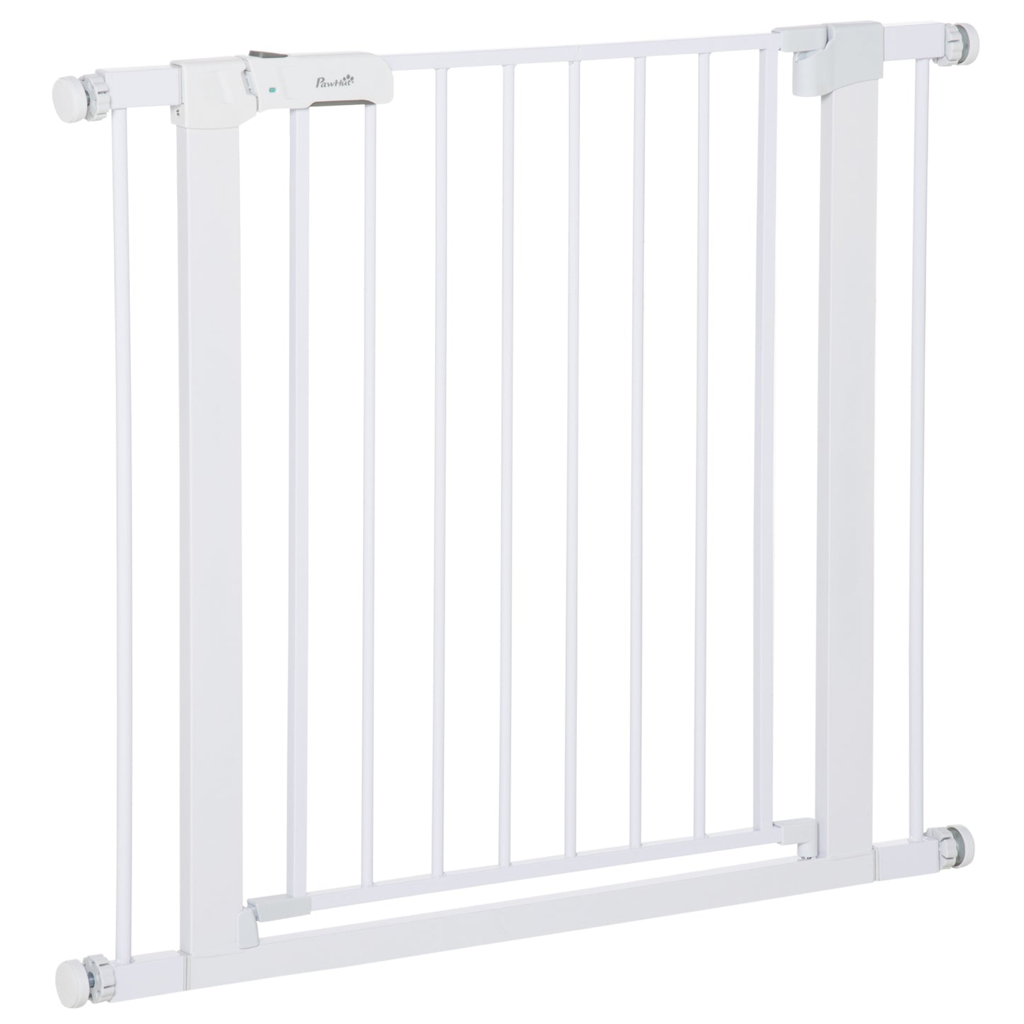 poarta de siguranta pentru caini, 75-96cm, alb