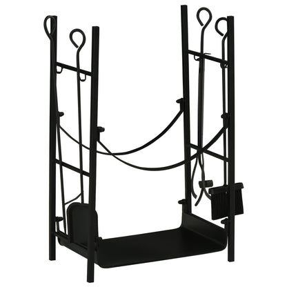 Suport pentru Lemne de Interior si de Exterior pana la 70 kg de Lemne Accesorii Incluse
