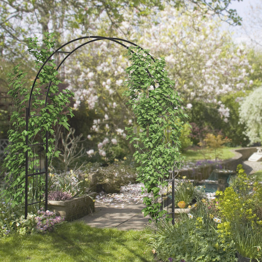 Pergola de Gradina de 2.23 m, Bolta de Nunta pentru Ceremonie, Spalier Ideal pentru Cataratori si Decoratiuni