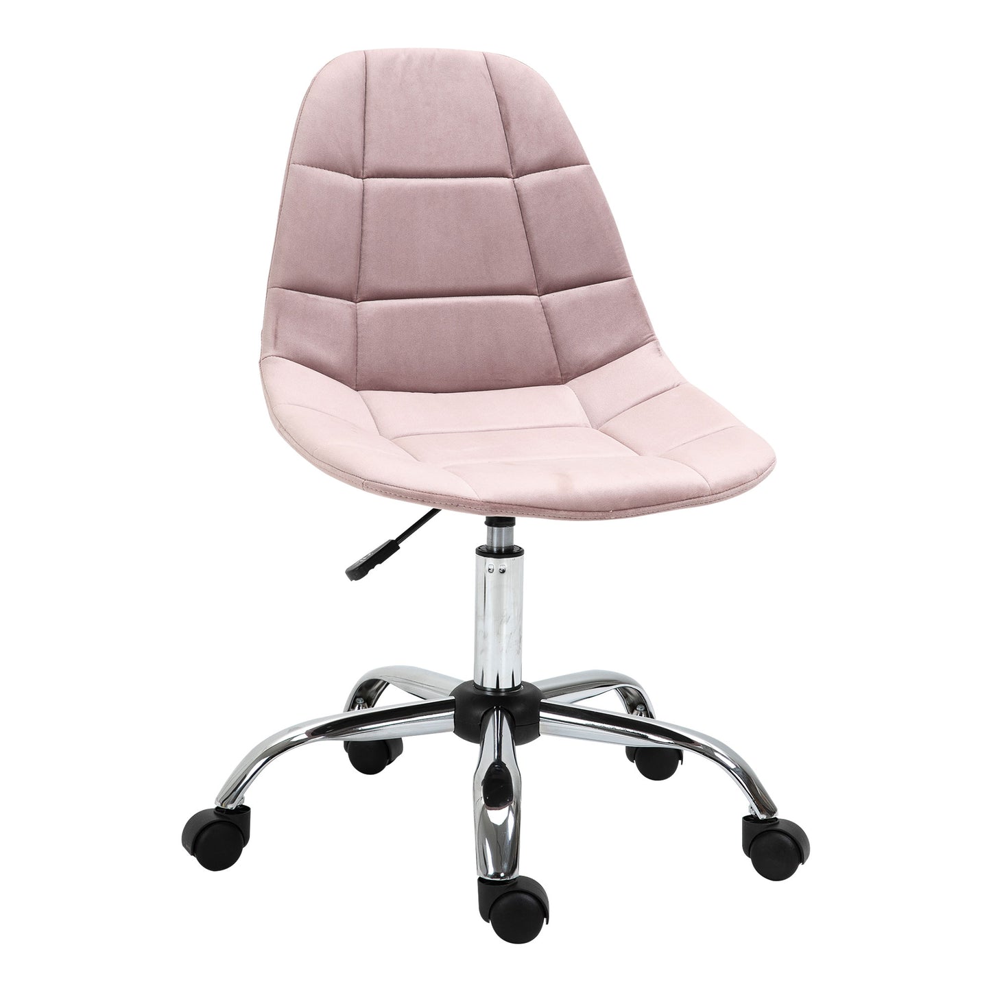 Scaun Pivotant pentru Birou Ergonomic Reglabil Roz