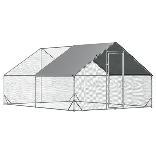 tarc Gaini Exterior – Cadru Zincat & Plasa cu Acoperis Impermeabil