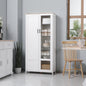 Bufet Modern Alb 2 Usi 7 Rafturi