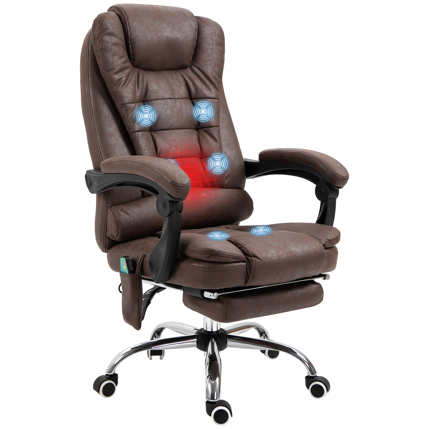 Scaun Birou Masaj – inclinabil, incalzire & 6 Vibratii