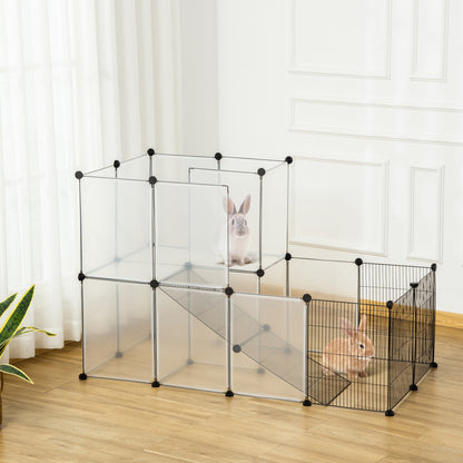 cusca metalica modulara, 27 panouri 140x70x90 cm