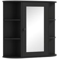 Dulapior Baie cu Oglinda – Lemn Alb 66×17×63 cm