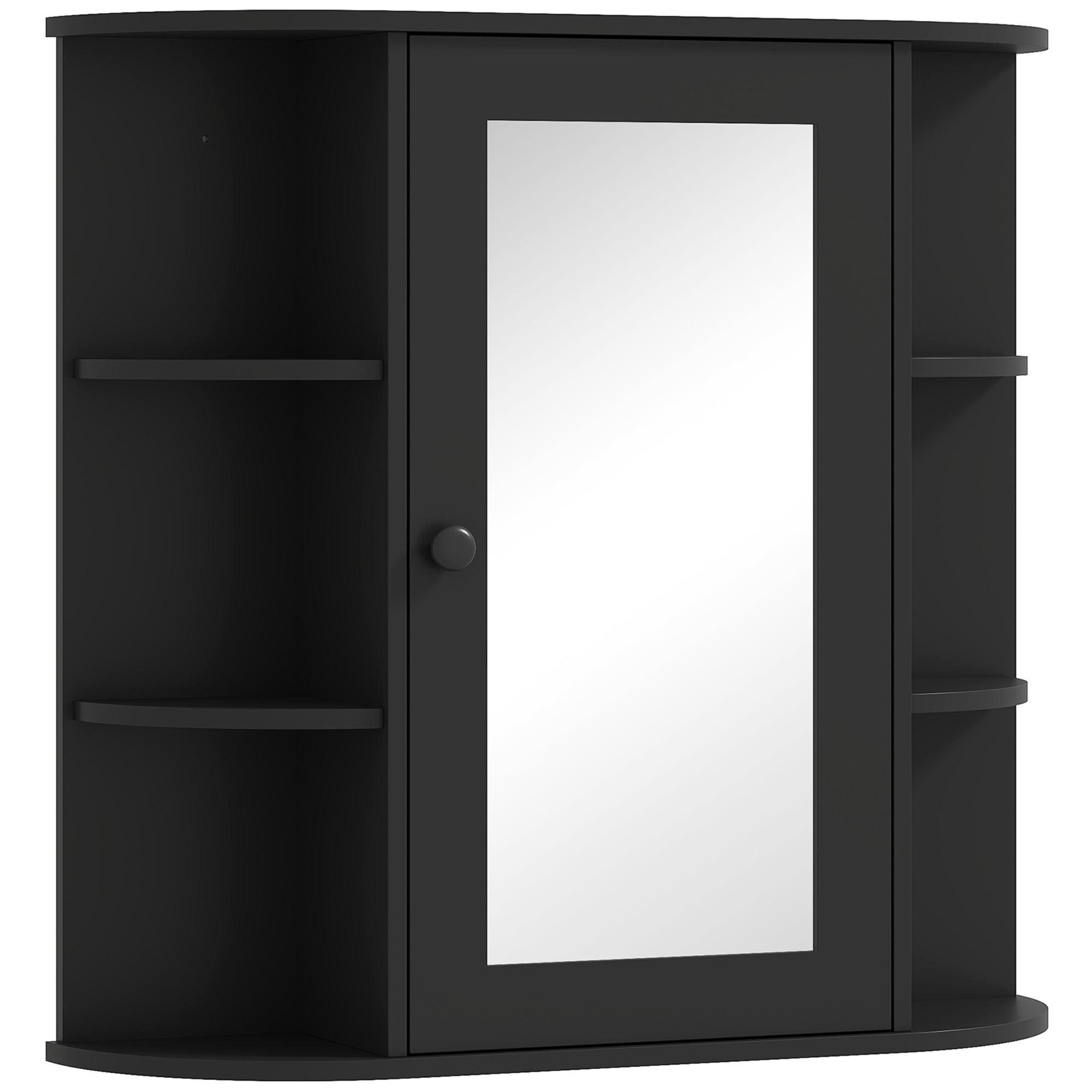 Dulapior Baie cu Oglinda – Lemn Alb 66×17×63 cm