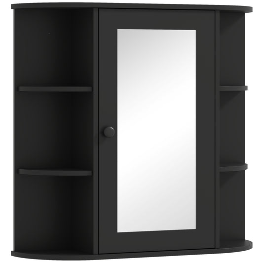 Dulapior Baie cu Oglinda – Lemn Alb 66×17×63 cm