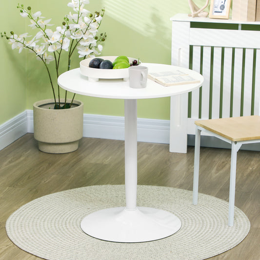Masa Rotunda Ø70 cm – Moderna cu Baza Otel Antiderapanta
