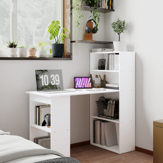 birou modern cu biblioteca 120x55x120cm