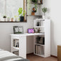 birou modern cu biblioteca 120x55x120cm