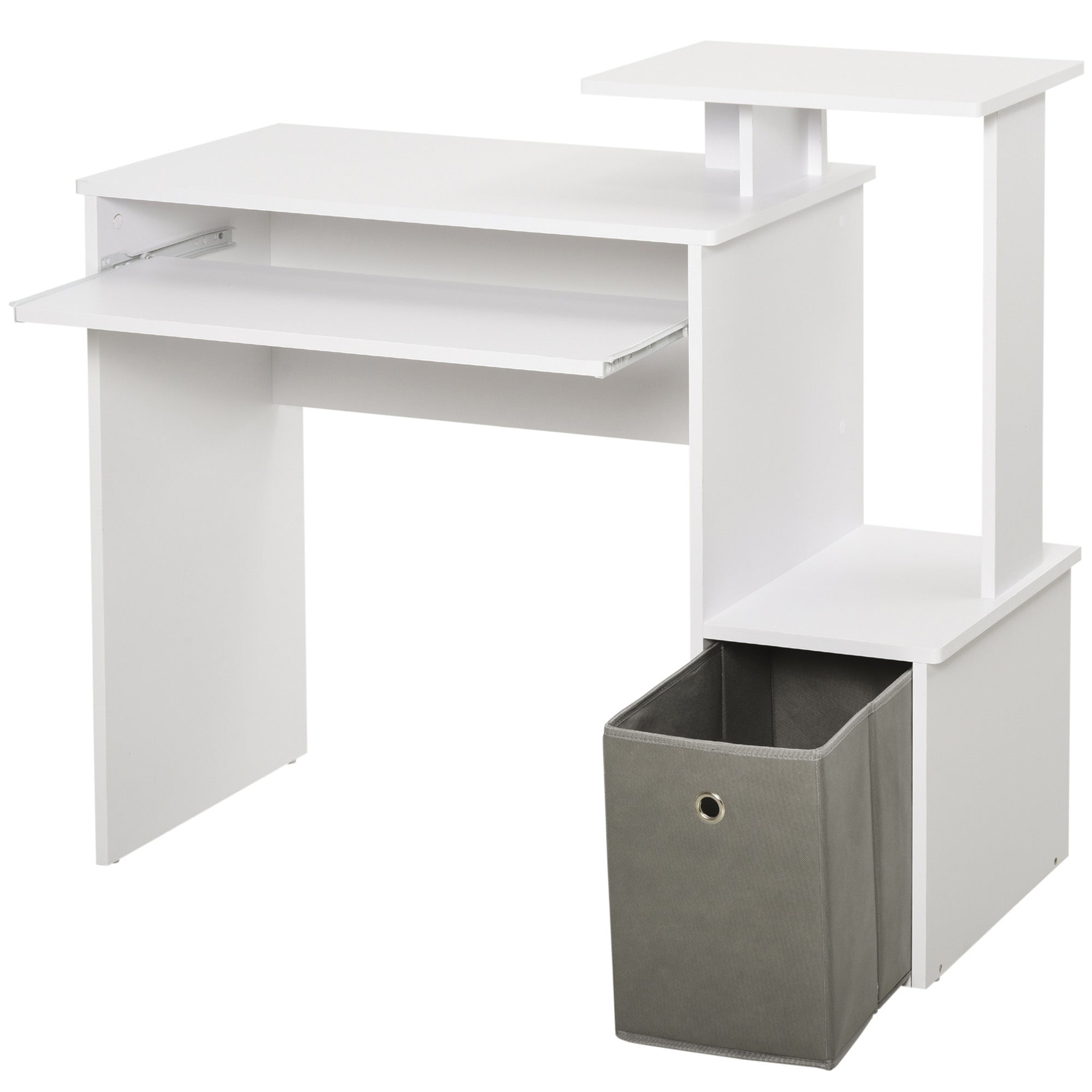 Birou Modern pentru PC – Cu Blat, Sertar & Suport Tastatura