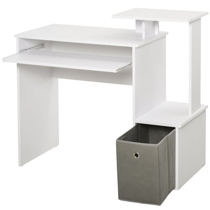 Birou Modern pentru PC – Cu Blat, Sertar & Suport Tastatura