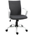 Scaun de Birou Ergonomic și Pivotant pentru Birou, Gri Închis