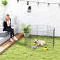 Țarc pentru Câini Extensibil și Pliabil din Metal 50x80 cm Negru