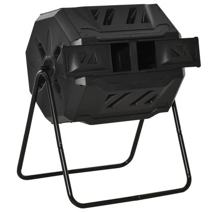Compostor Gradina & Balcon 71×65×96 cm – Tambur Rotativ pentru Deseuri
