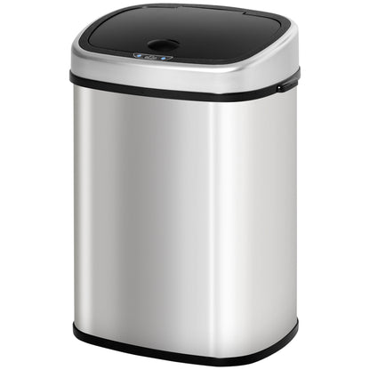 Cos Gunoi Inox – 58 L, Cu Senzor pentru Deschidere Automata