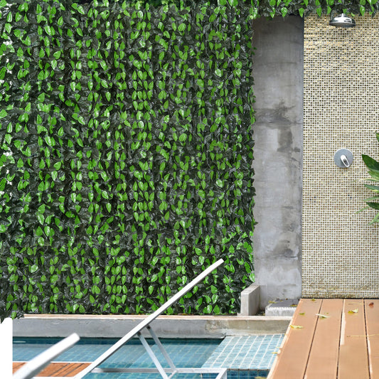 Gard Viu Artificial Premium, Rolă Mereu Verde pentru Gard și Balcon, 1x3m