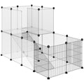 cusca metalica modulara, 27 panouri 140x70x90 cm