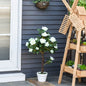 Arbore Artificial Camelia cu 21 Flori, Ghiveci Înalt, 90 cm, Plantă Decorativă Interior & Exterior