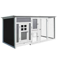 cotet de exterior, acoperis impermeabil 160x75x80cm