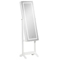 Oglinda Suport Bijuterii – LED Reglabila 46×36,5×151,5 cm