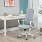 Scaun de birou ergonomic si tapitat, cu inaltime reglabila si functie de inclinare, 62x56x110-119.5 cm, gri