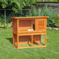 Cusca Iepuri Exterior 90×45×80 cm – Lemn de Brad Rezistent