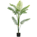 Palmă Artificială Areca înaltă de 150 cm pentru Interioare cu Vas Verde