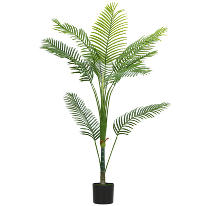 Palmă Artificială Areca înaltă de 150 cm pentru Interioare cu Vas Verde