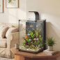 Acvariu 36L cu Filtru Integrat, 30 x 30 x 45,5 cm, Negru