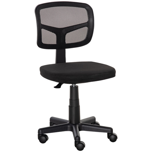 Scaun de Birou Ergonomic din Plasa, Negru