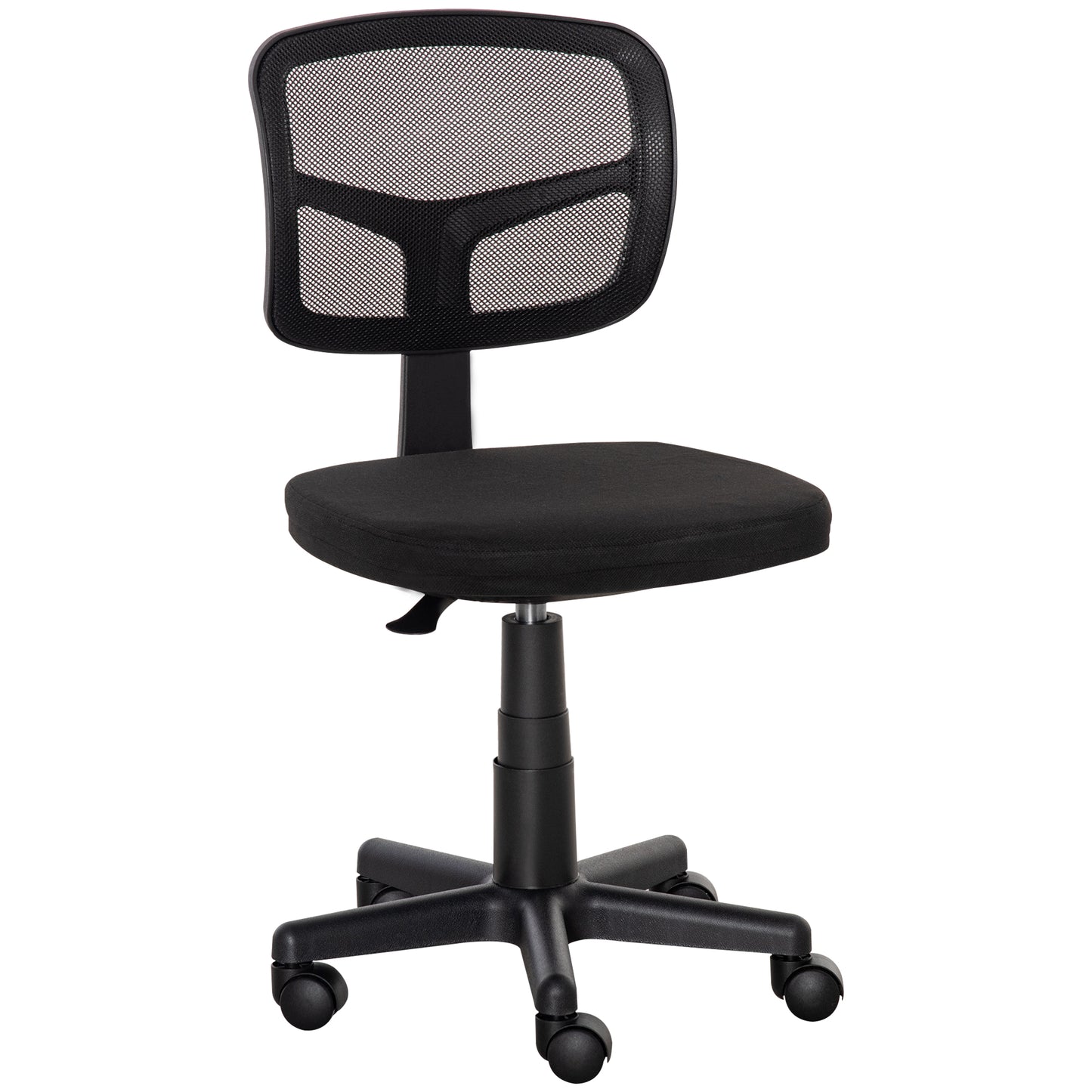 Scaun de Birou Ergonomic din Plasa, Negru
