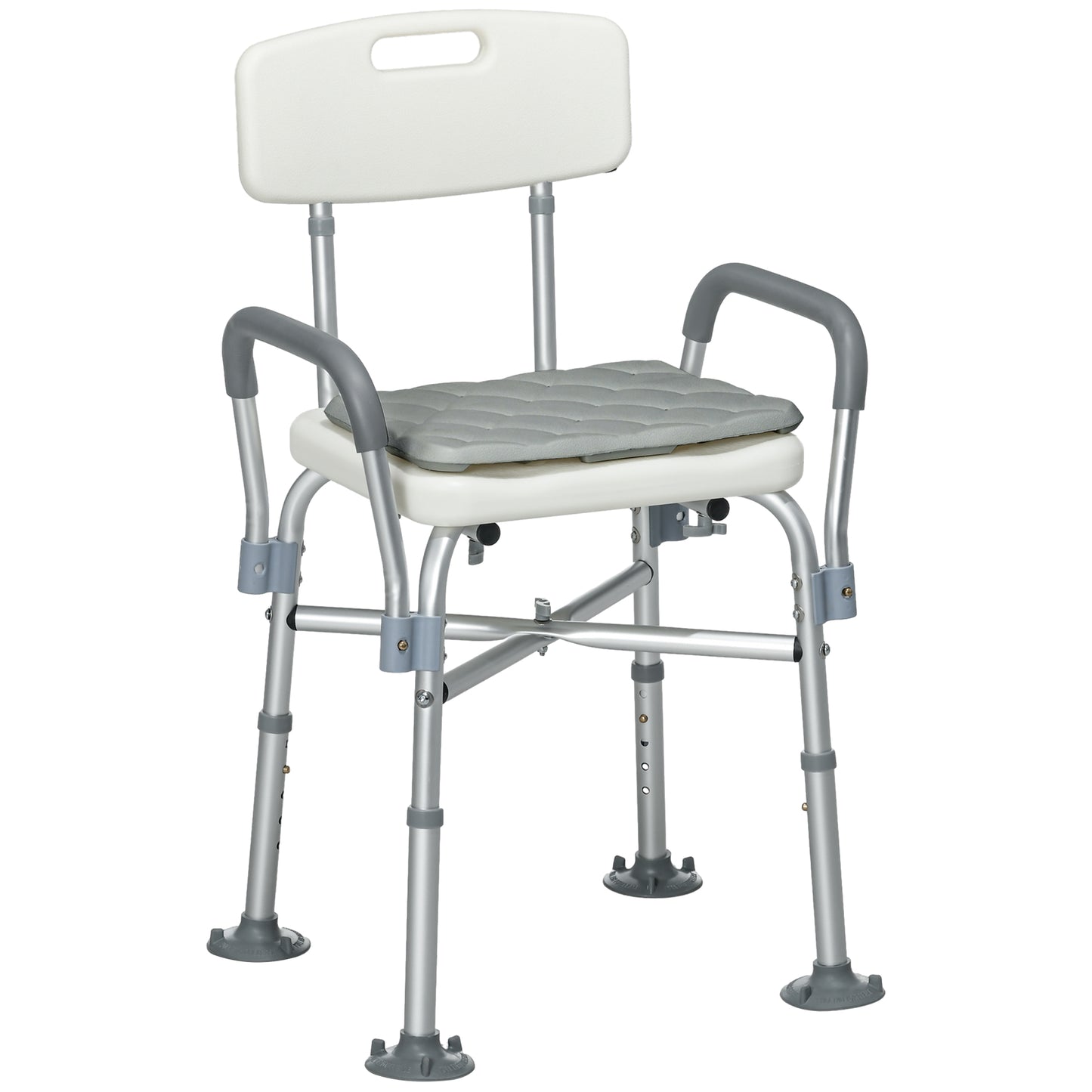 Scaun Dus – Aluminiu Reglabil, Spatar & Perna Captusita
