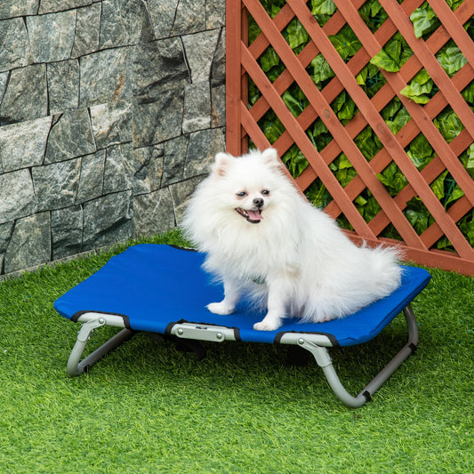 Saltele pliabile pentru Caini in Tesatura Oxford pentru Caini, Albastru, 59x46x15cm