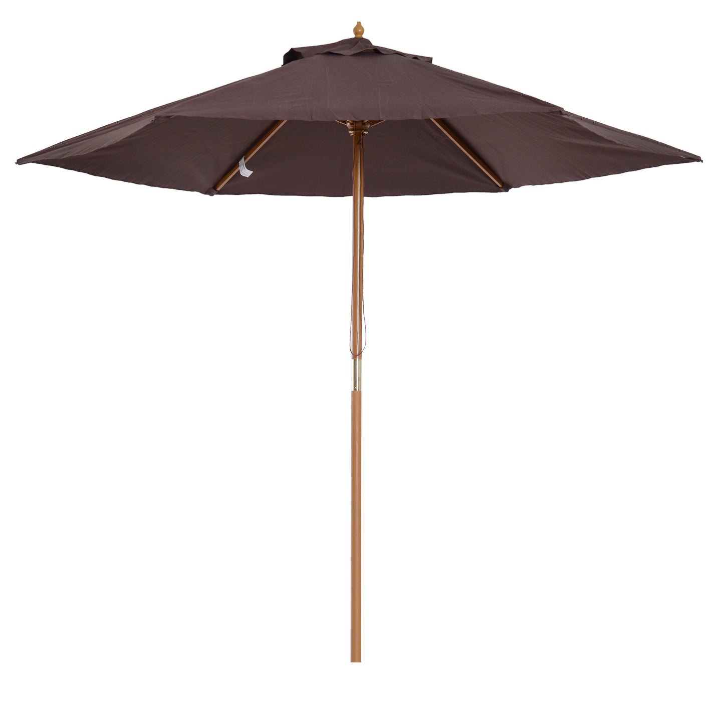 Umbrela din Lemn Umbrela Soare pentru Extern pentru Gradina Φ250 cm