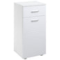 Mobilier Baie din Lemn cu Sertar si Dulapior 1 Usa cu Polite, 35x30x77,5 cm