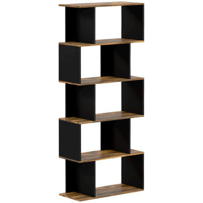 Biblioteca Moderna – 10 Rafturi Deschise, 5 Nivele