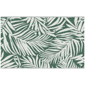 Covor de Exterior pentru Balcon și Terasă, Rezistent la Raze UV, 152x243 cm, Verde și Alb