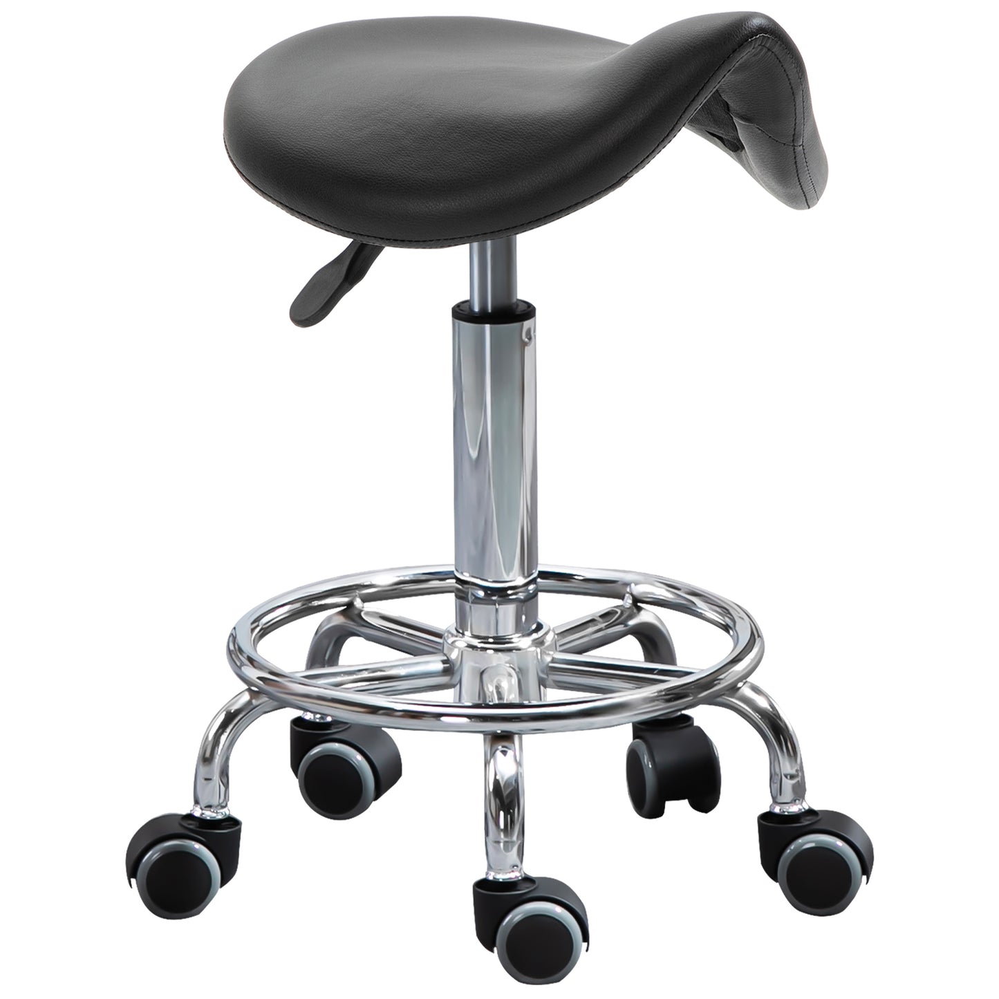 Scaun Ergonomic – Reglabil pe inaltime, Negru cu 5 Roti
