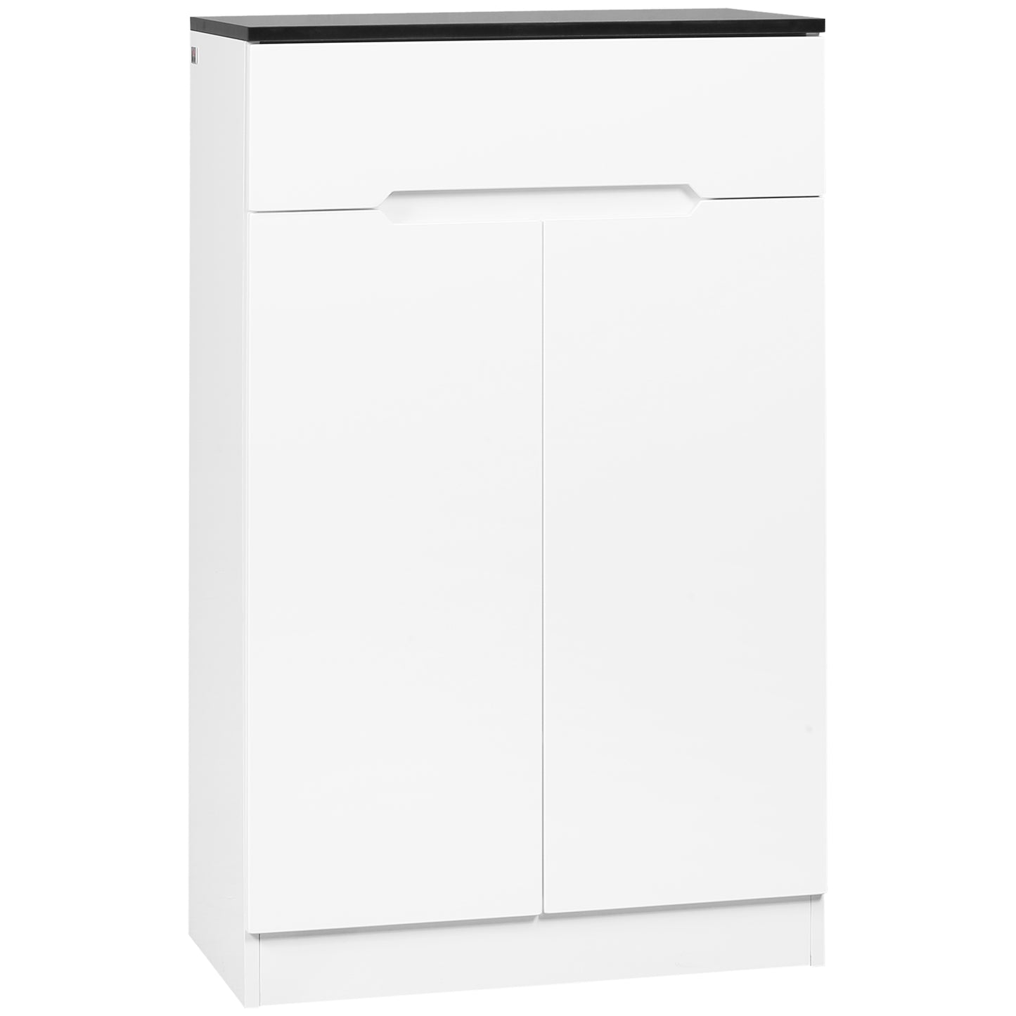 Dulap Pantofi Slim 60×32×100 cm – 12 Perechi, Rafturi & Sertar